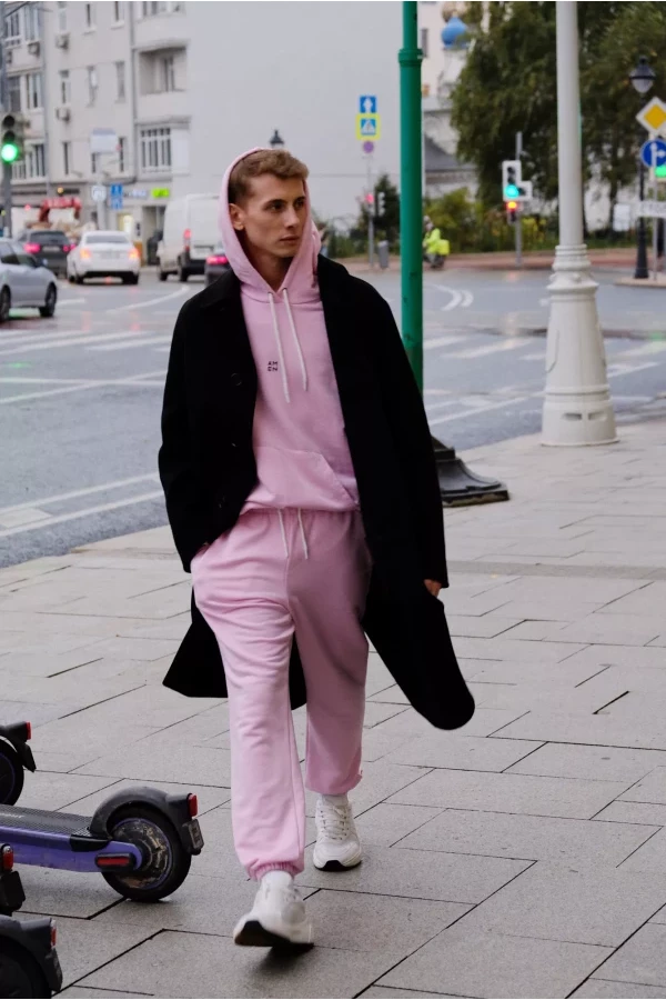 Мужской спортивный костюм тройка, на флисе