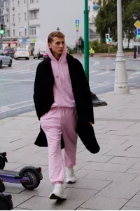 Мужской спортивный костюм тройка, на флисе