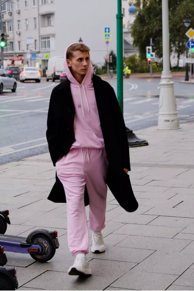 Мужской спортивный костюм тройка, на флисе