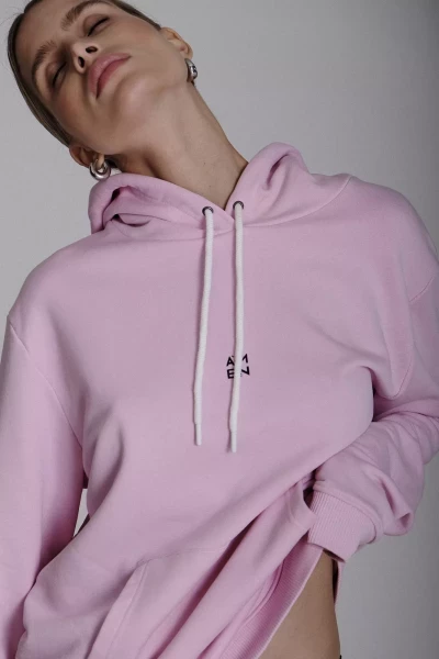 Спортивный костюм, трикотаж, розовый