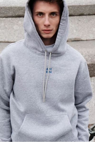 Толстовка с капюшоном & чёрное пальто